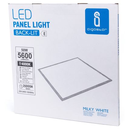 Aigostar - Painel LED LED/50W/230V 60x60 cm 4000K