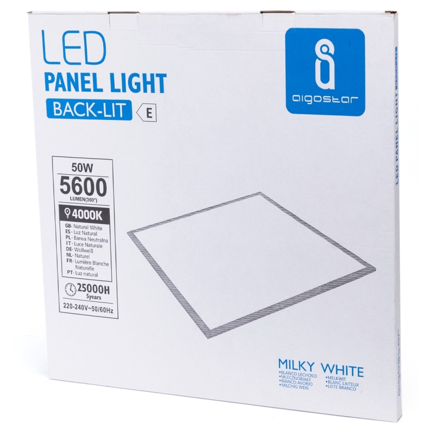 Aigostar - Painel LED LED/50W/230V 60x60 cm 4000K