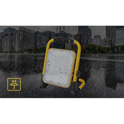 Aigostar - Projetor LED recarregável com regulação de intensidade LED/100W/5V 6500K IP65