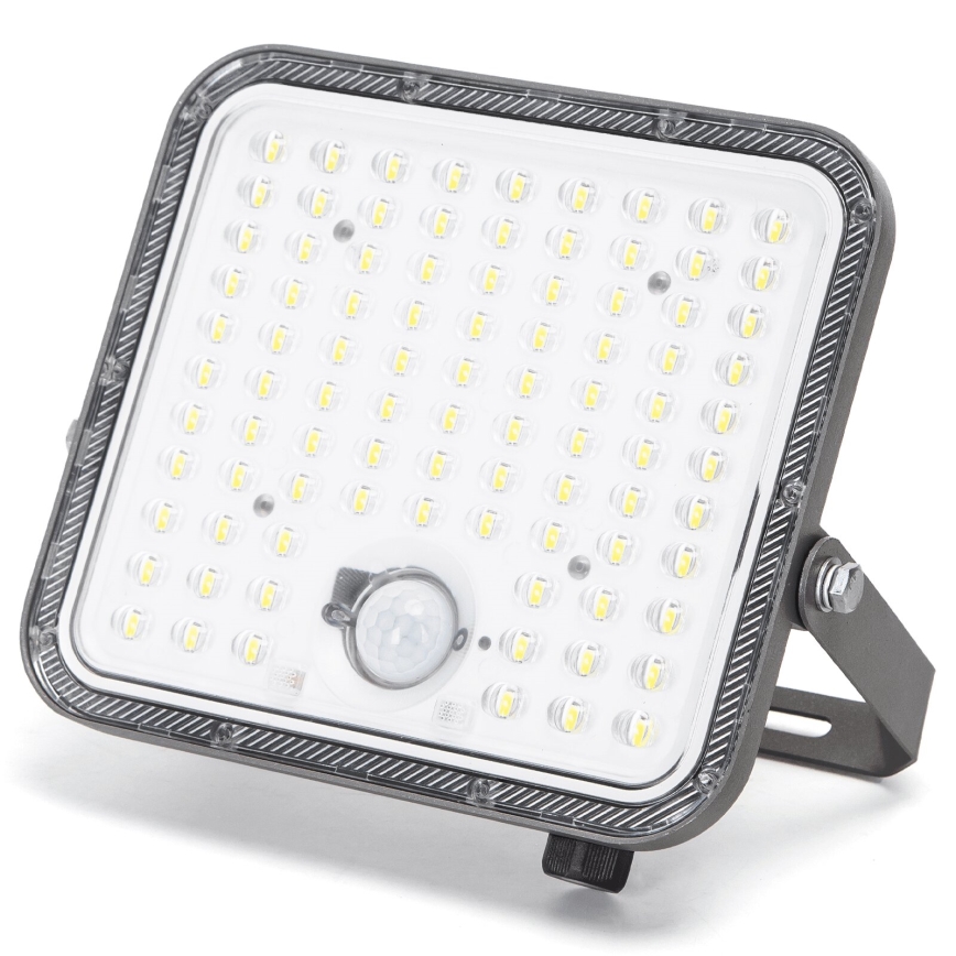 Aigostar - Projetor solar LED regulável com sensor LED/120W/3,4V 6500K IP66 8000 mAh + controlo remoto