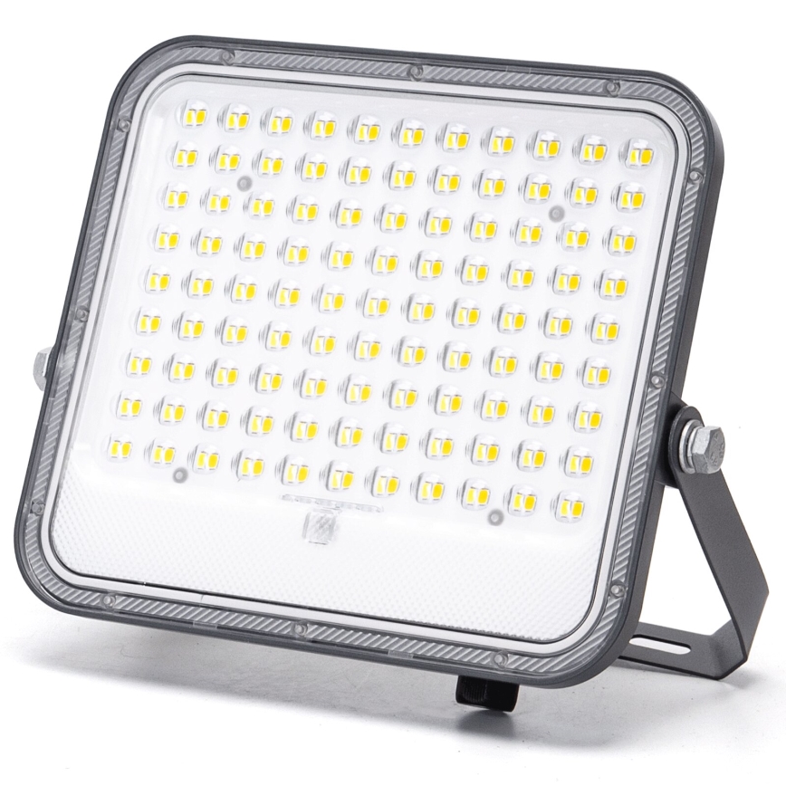 Aigostar - Refletor solar LED regulável LED/150W/3,4V 3000/4000/6500K IP66 12000 mAh + comando à distância