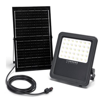 Aigostar - Refletor solar LED regulável LED/300W/3,4V IP65 20000 mAh + controlo remoto