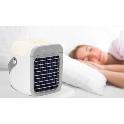 Aigostar - Refrigerador de ar portátil 8W/5V branco