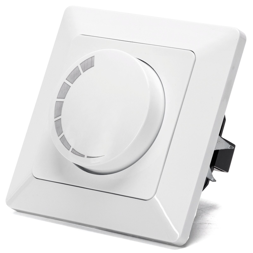Aigostar - Regulador rotativo 110W/230V branco