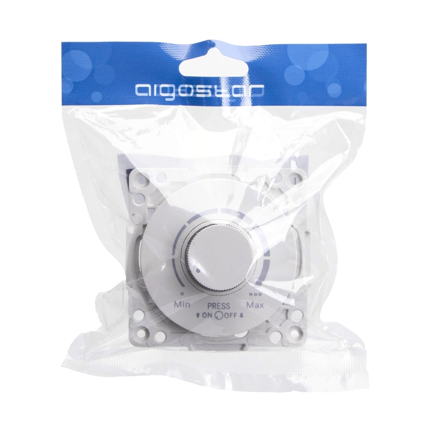 Aigostar - Regulador rotativo 300W/230V branco