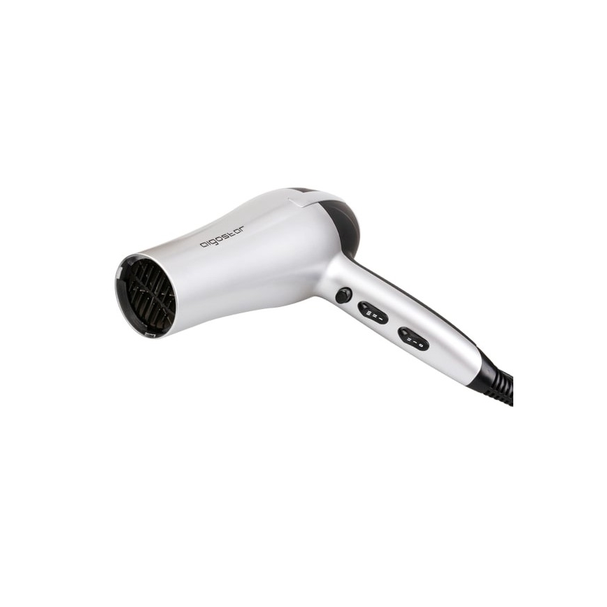 Aigostar - Secador de cabelo 2200W/230V prateado/preto