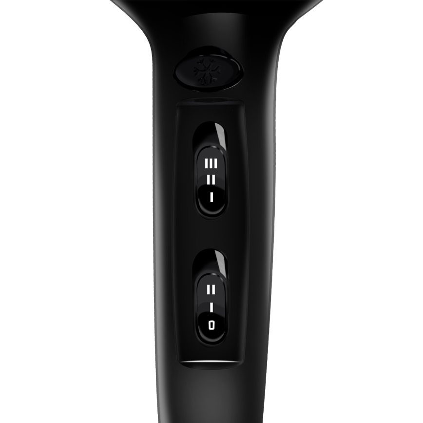 Aigostar - Secador de cabelo 2400W/230V preto/cobre