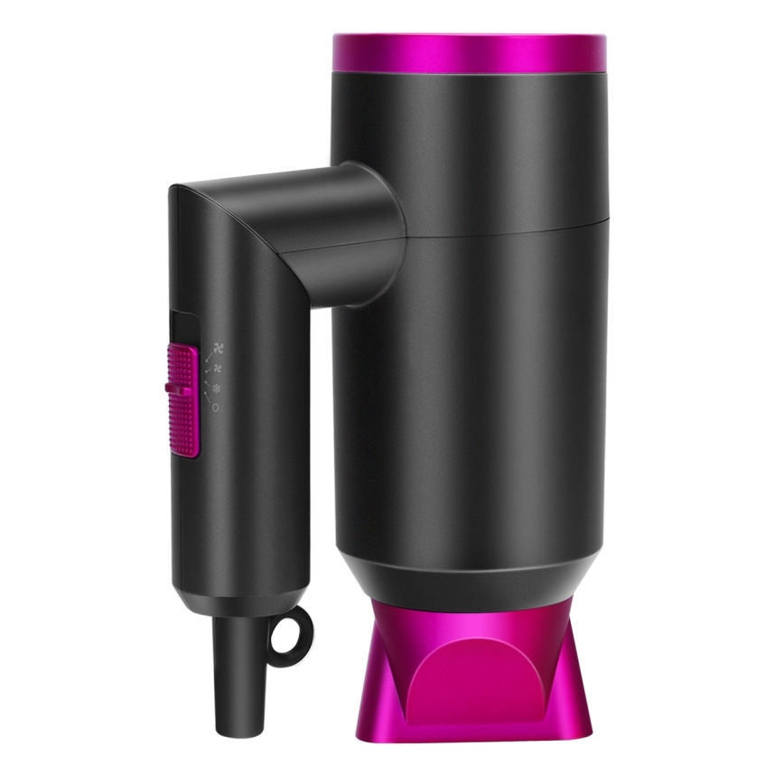 Aigostar - Secador de cabelo para viagens 1800W/230V roxo/preto