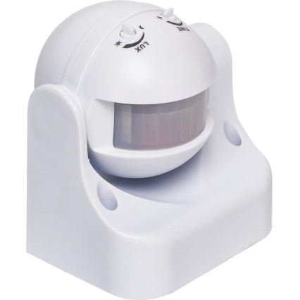 Aigostar - Sensor de movimento infravermelho para exteriores 230V IP44 branco