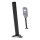 Aigostar - Suporte para candeeiro de rua 48,9 cm preto