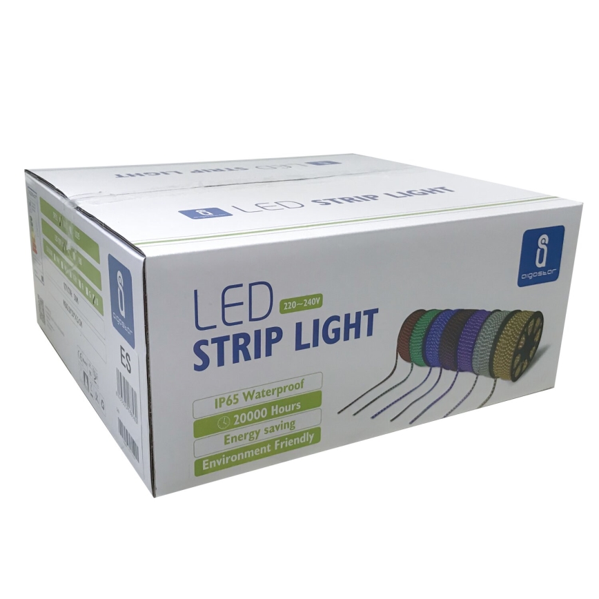 Aigostar - Tira exterior LED 50m LED/300W/230V azul IP65