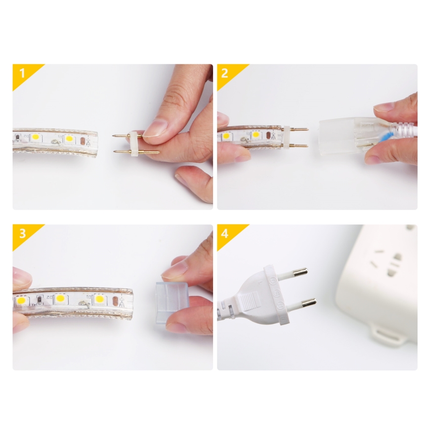 Aigostar - Tira exterior LED 50m LED/350W/230V 6500K IP65
