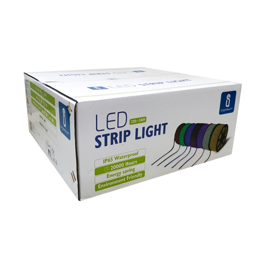 Aigostar - Tira exterior LED 50m LED/350W/230V verde IP65