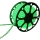 Aigostar - Tira LED 50m LED/300W/230V IP65 verde