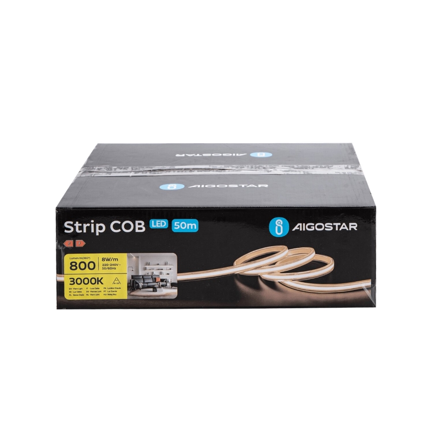 Aigostar - Tira LED 50m LED/320W/230V 3000K IP65