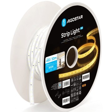 Aigostar - Tira LED LED/250W/230V 50m 3000K IP65