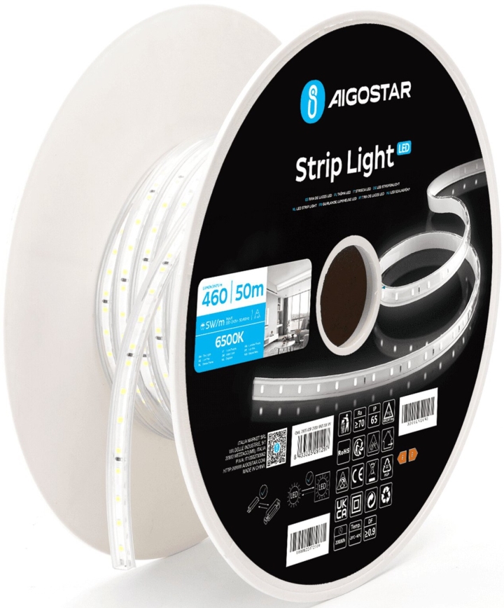 Aigostar - Tira LED LED/250W/230V 50m 6500K IP65