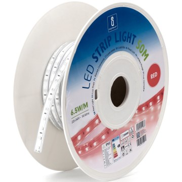 Aigostar - Tira LED LED/325W/230V 50m vermelho IP65