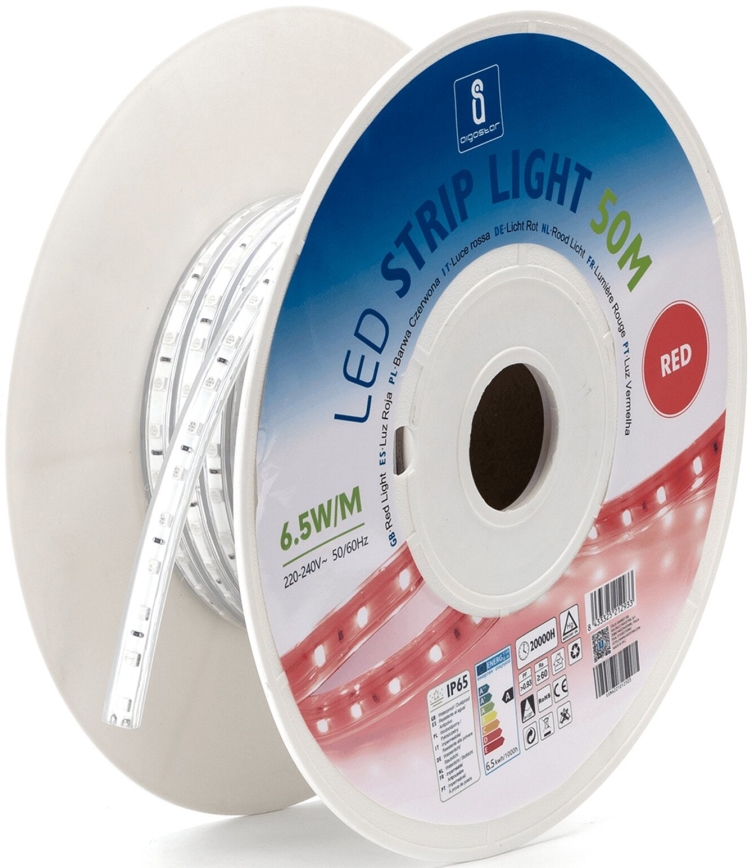 Aigostar - Tira LED LED/325W/230V 50m vermelho IP65