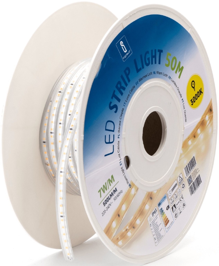 Aigostar - Tira LED LED/350W/230V 50m 3000K IP65