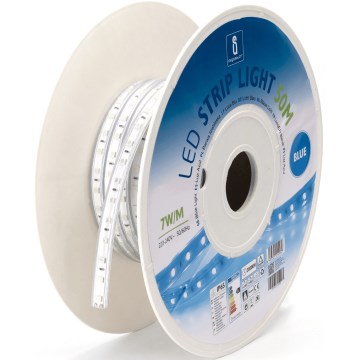 Aigostar - Tira LED LED/350W/230V 50m azul IP65