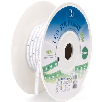 Aigostar - Tira LED LED/350W/230V 50m verde IP65