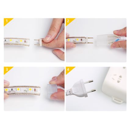 Aigostar - Tira LED RGB 50m LED/350W/230V IP65