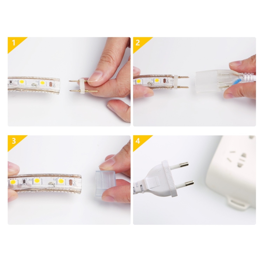 Aigostar - Tira LED RGB 50m LED/350W/230V IP65