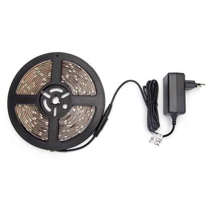 Aigostar - Tira LED RGB com regulação 5m LED/24W/12/230V IP65 + CR