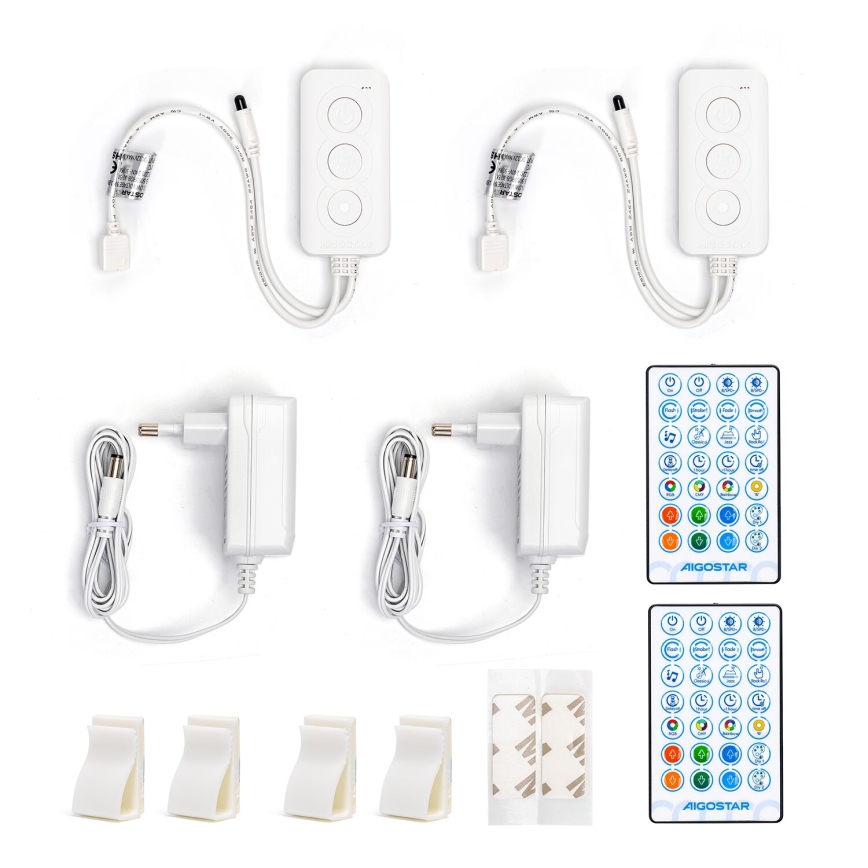 Aigostar - Tira LED RGBW com regulação LED/18W/12V 2x5 m Wi-Fi