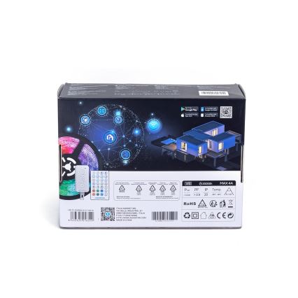 Aigostar - Tira LED RGBW com regulação LED/48W/12V 2x7,5 m Wi-Fi