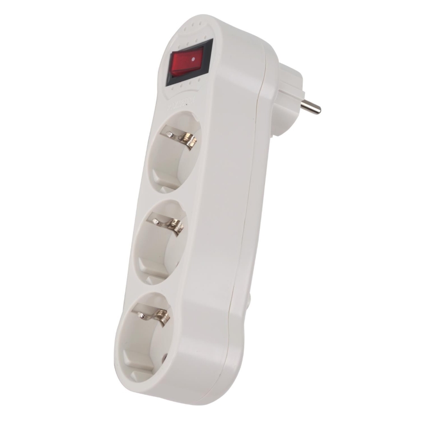Aigostar - Tomada de distribuição com interruptor 3x16A/230V