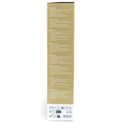 Aigostar - Torradeira 840-1000W/230V cromado mate