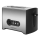 Aigostar - Torradeira com 2 espaços 900W/230V cromado mate