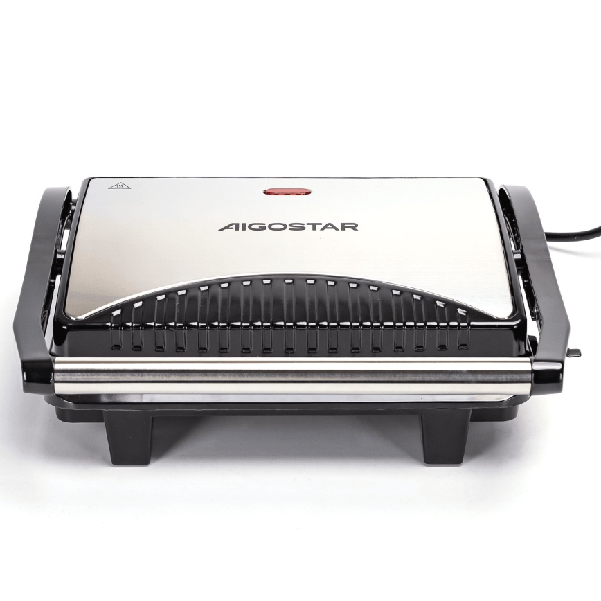 Aigostar - Tostadeira 1000W/230V preto/cromado mate