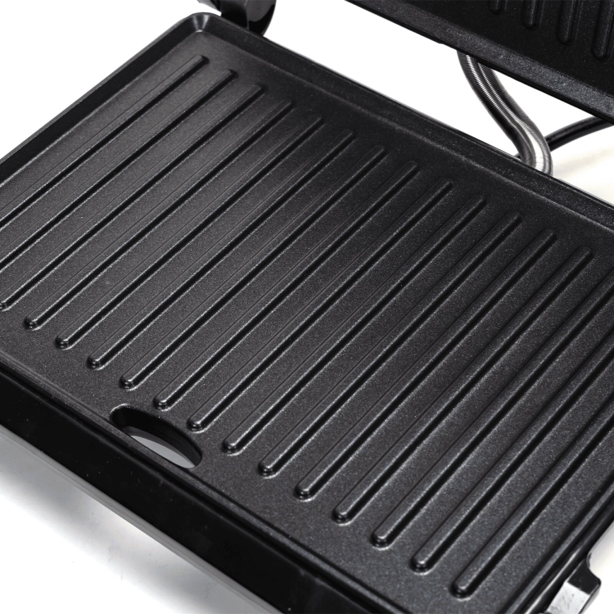 Aigostar - Tostadeira 1000W/230V preto/cromado mate