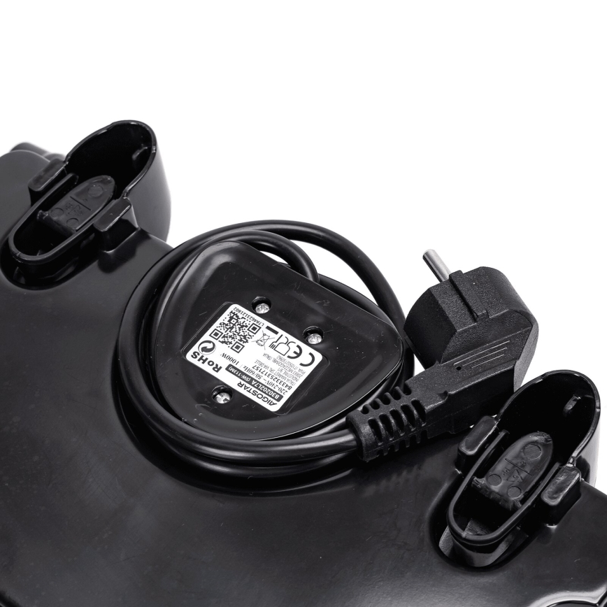 Aigostar - Tostadeira 1000W/230V preto/cromado mate