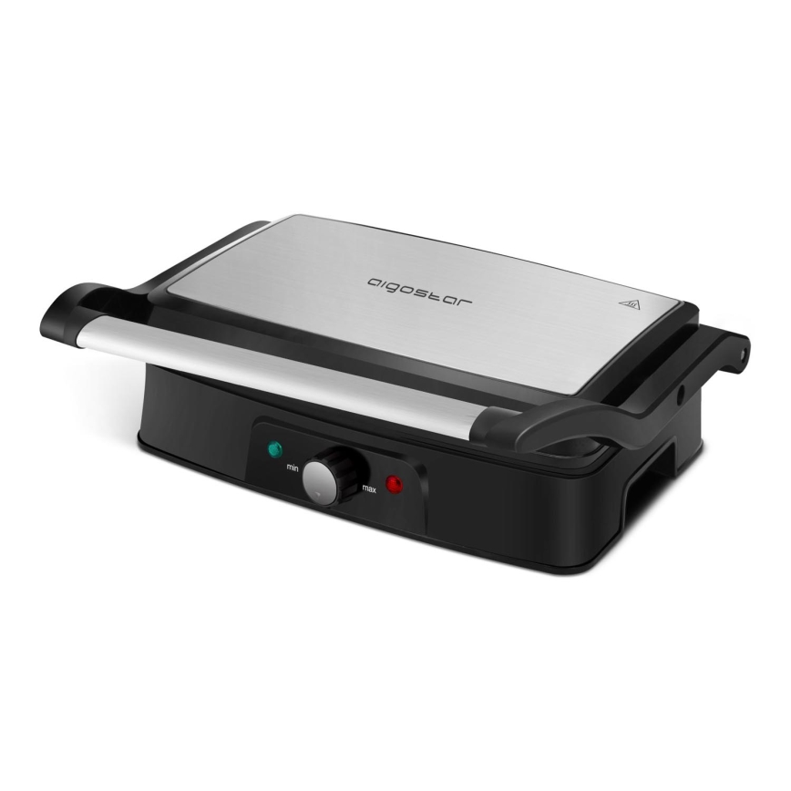 Aigostar - Tostadeira 1500W/230V cromado mate/preto