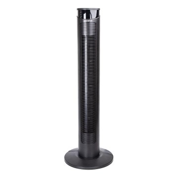 Aigostar - Ventilador de coluna 45W/230V preto + comando à distância