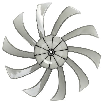 Aigostar - Ventilador de pé 60W/230V preto + comando remoto