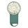 Aigostar - Ventoinha de bolso recarregável 4W/5V 500mAh USB verde