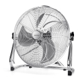 Aigostar - Ventoinha de chão 100W/230V cromado brilhante