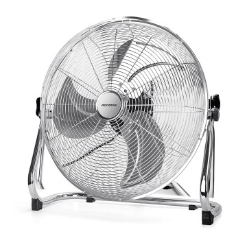 Aigostar - Ventoinha de chão 100W/230V cromado brilhante