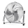 Aigostar - Ventoinha de chão 100W/230V cromado brilhante