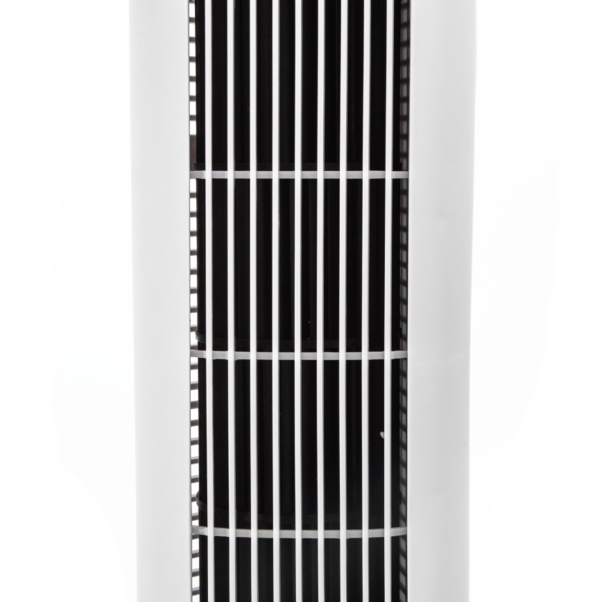 Aigostar - Ventoinha de chão 50W/230V branco + comando