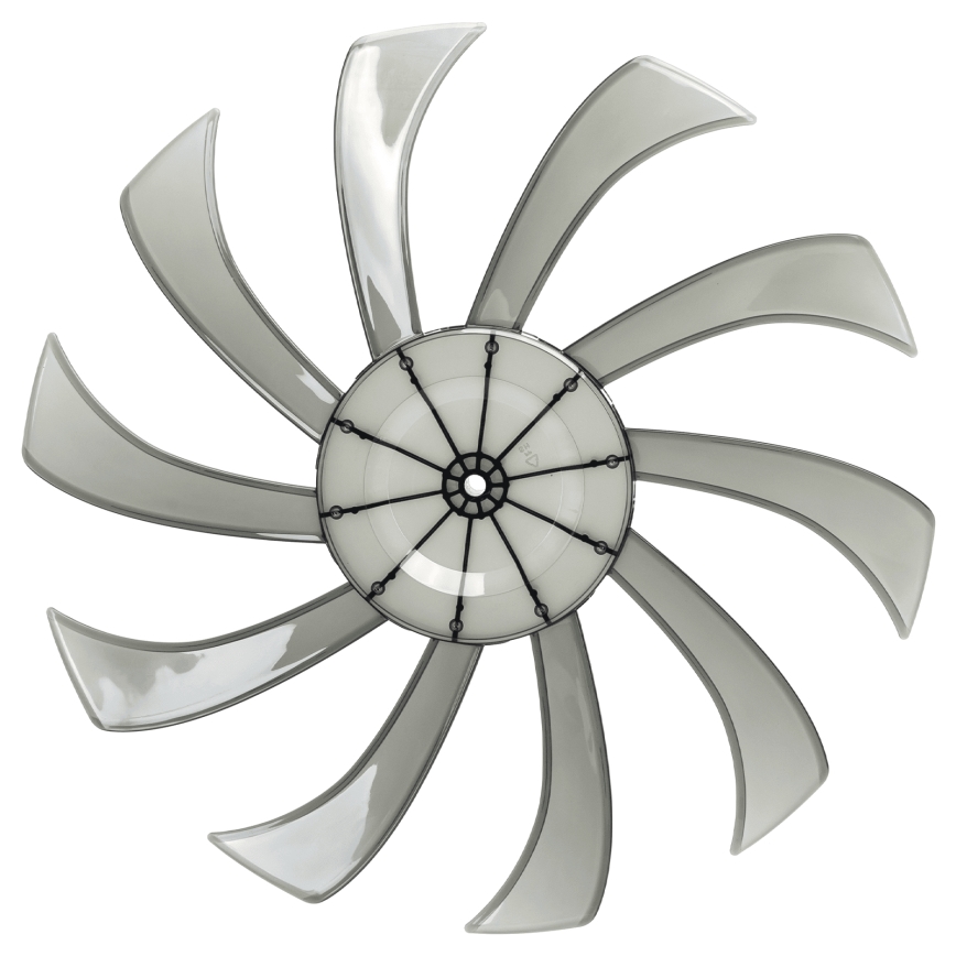 Aigostar - Ventoinha de chão 60W/230V preto