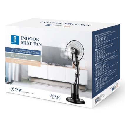 Aigostar - Ventoinha de chão com spray de água 75W/230V + CR