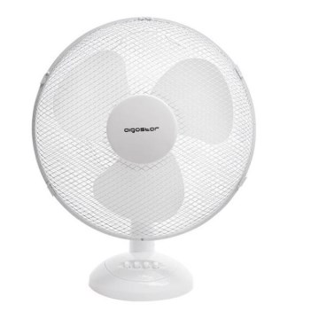 Aigostar - Ventoinha de mesa 45W/230V 34 cm branco