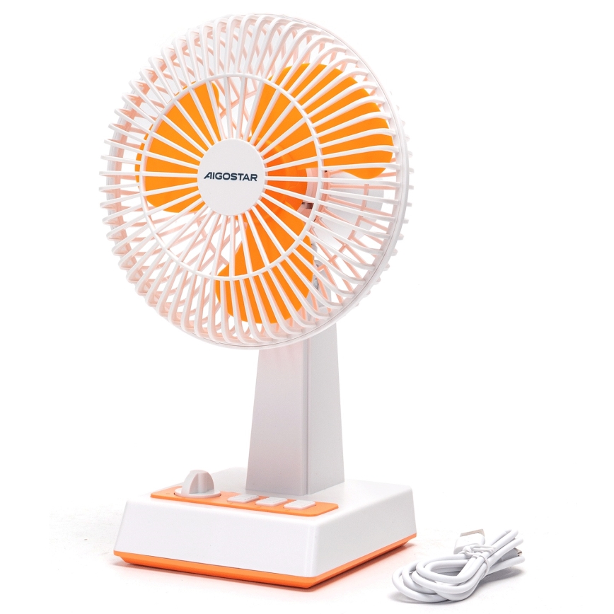 Aigostar - Ventoinha de mesa 6W/USB
