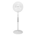 Aigostar - Ventoinha de pé 40W/230V branco